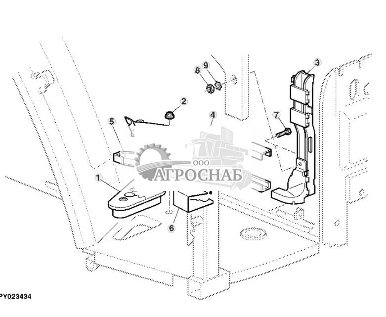 КАНАЛ, ЖГУТ ПРОВОДОВ (КАБИНА С ПЛОСКИМ ПОЛОМ) - ST209019 48.jpg